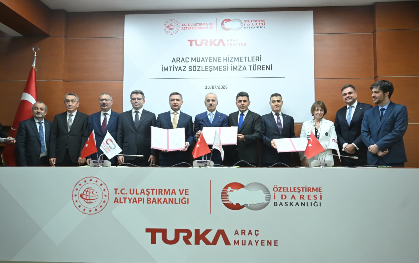 Araç muayene hizmetlerinde yeni dönemin imzaları atıldı
